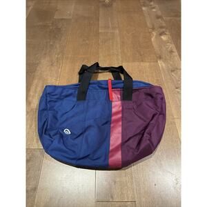 Timbuk2 Cargo Tote Shoulder Zipper Bag Blue/Purple Medium